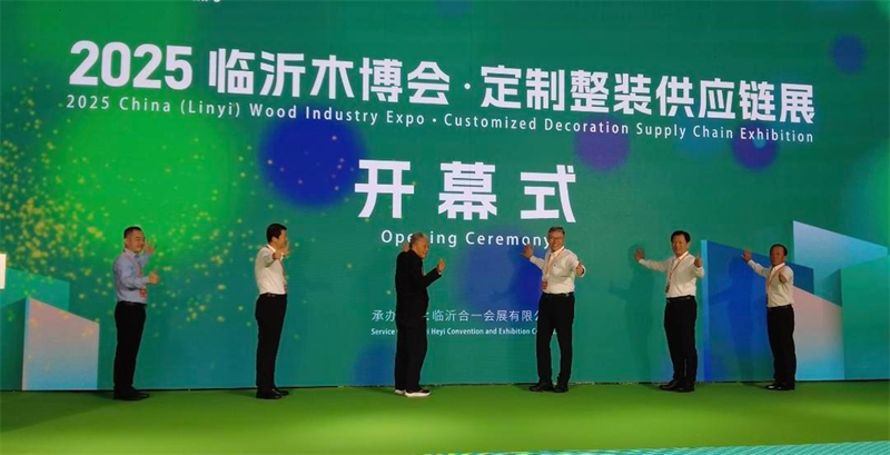 What happened at the 2025 Linyi Wood Industry Expo?