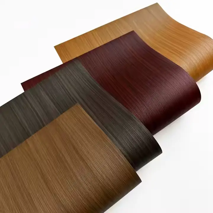 Anti-scratch Wood Grain Pvc Marble Board Lamination Film