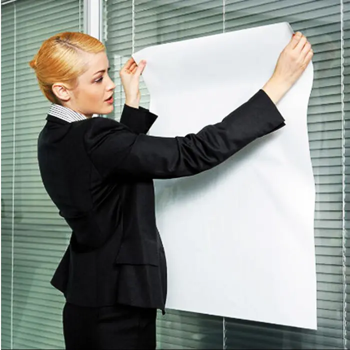 Pp Static Whiteboard Writing Film White Sheets Roll