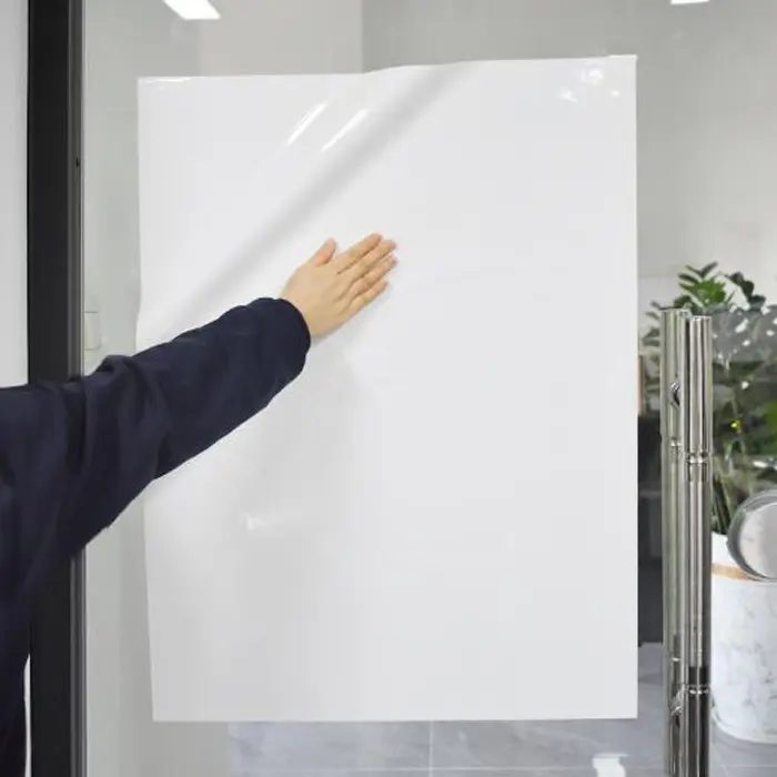 Pp Static Whiteboard Writing Film White Sheets Roll