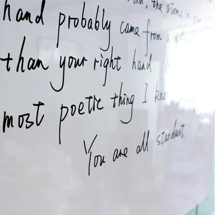 Pp Static Whiteboard Writing Film White Sheets Roll