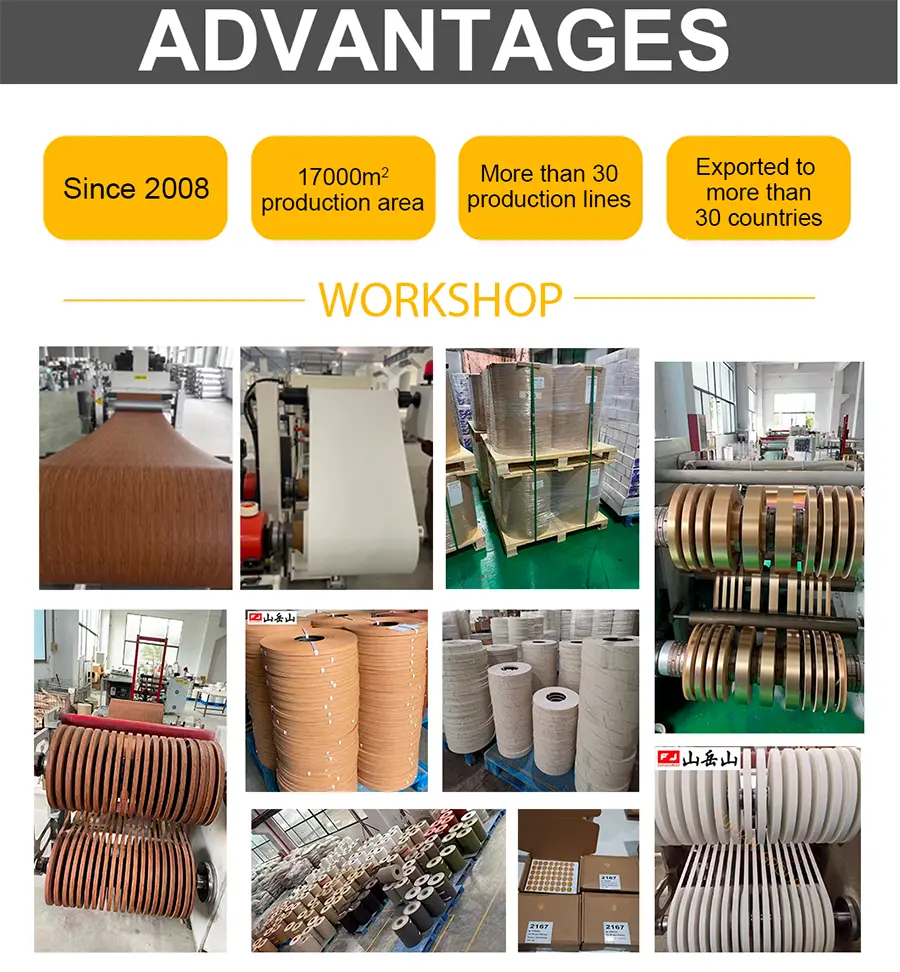 Seamless Finish Pvc Edge Banding