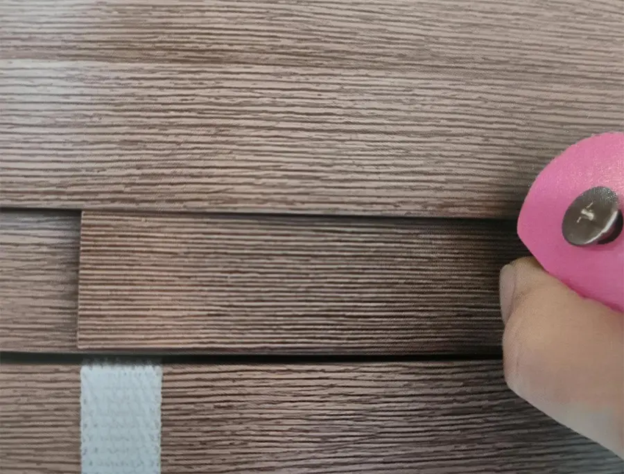 Wooden Grain Solid Color Acrylic Abs Pvc