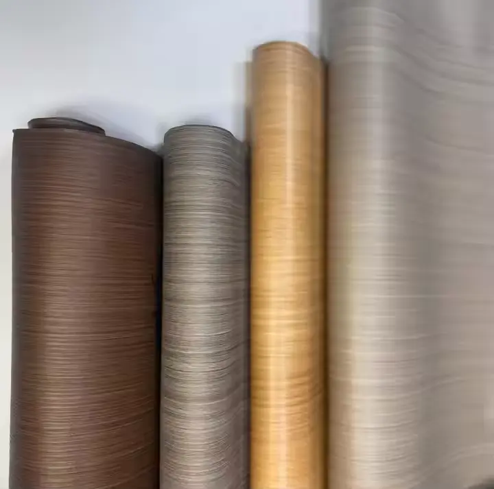 Pvc Decorative Film Woodgrain Color Pvc Foil for Door
