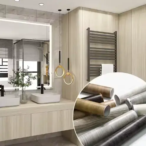 Removable PVC Wooden Grain Texture Film